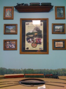 This turntable, made by Walthers, is 90' and proportionally "longer" than Eureka's 75-footer.